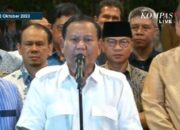 Prabowo Subianto Mengumumkan Gibran Sebagai Cawapres