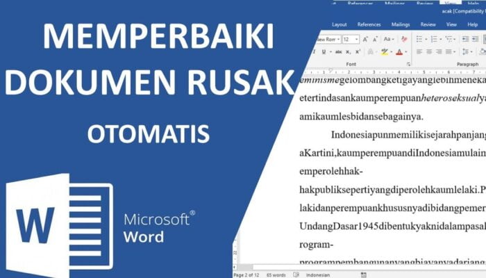 4 Cara Memperbaiki File Word Yang Rusak di Hp Dengan Mudah