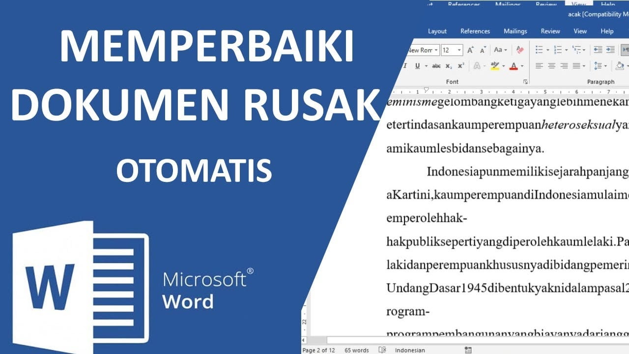 4 Cara Memperbaiki File Word Yang Rusak di Hp Dengan Mudah