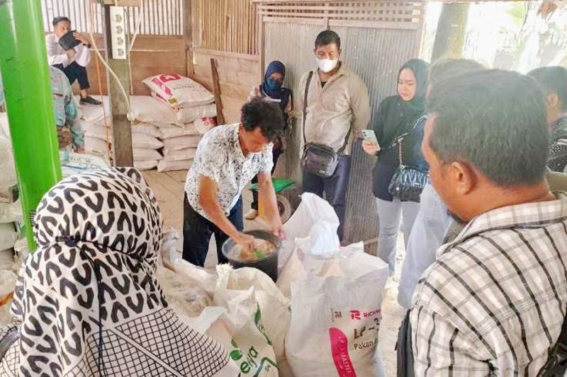 Dinas Nakertranskop UKM Barito Utara Gelar Pelatihan Pengolahan Jagung Jadi Pakan Ternak untuk UMKM