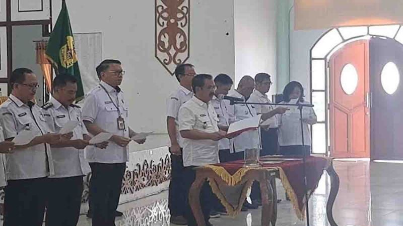 Pj Bupati Gunung Mas Pimpin ASN Deklarasikan Netralitas dalam Pilkada 2024