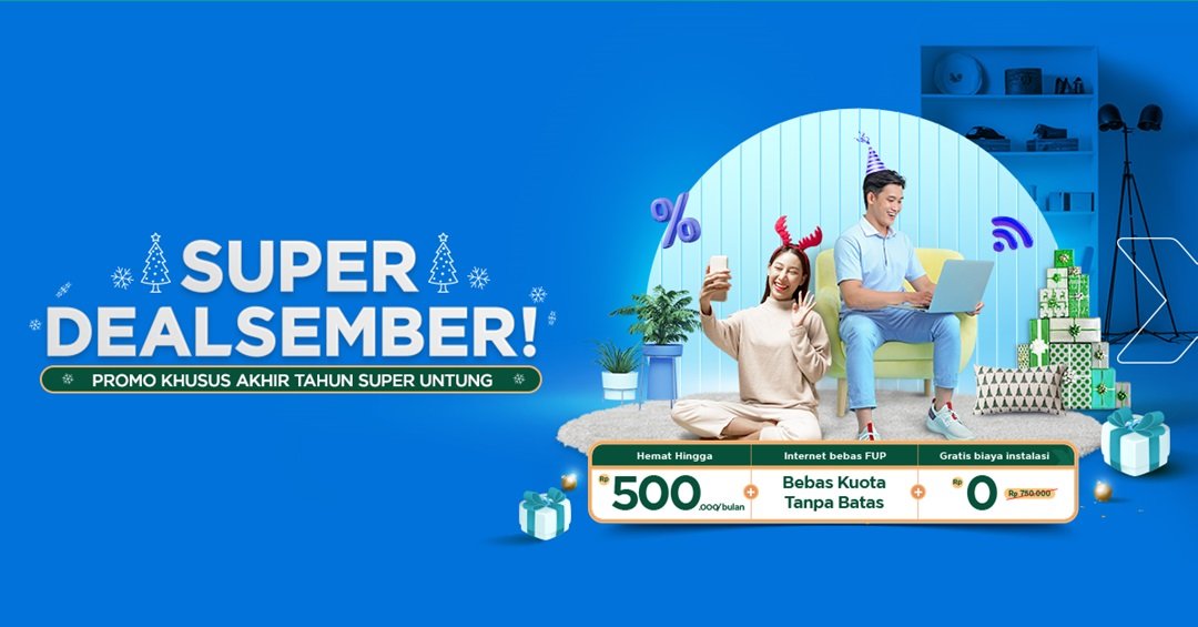 Akhir Tahun, First Media Hadirkan Promo “Super Dealsember” dengan Diskon Langganan dan Bonus GoPay