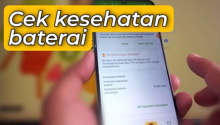 Cara Mengecek Kesehatan Baterai HP realme dengan Mudah