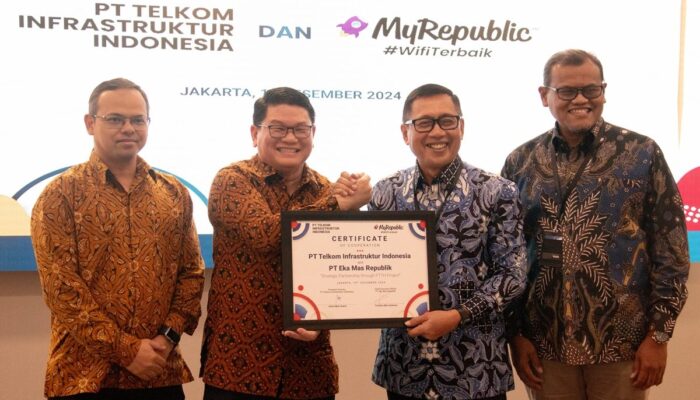 MyRepublic dan Telkom Infrastruktur Indonesia Berkolaborasi Hadirkan Layanan FTTH Berkualitas