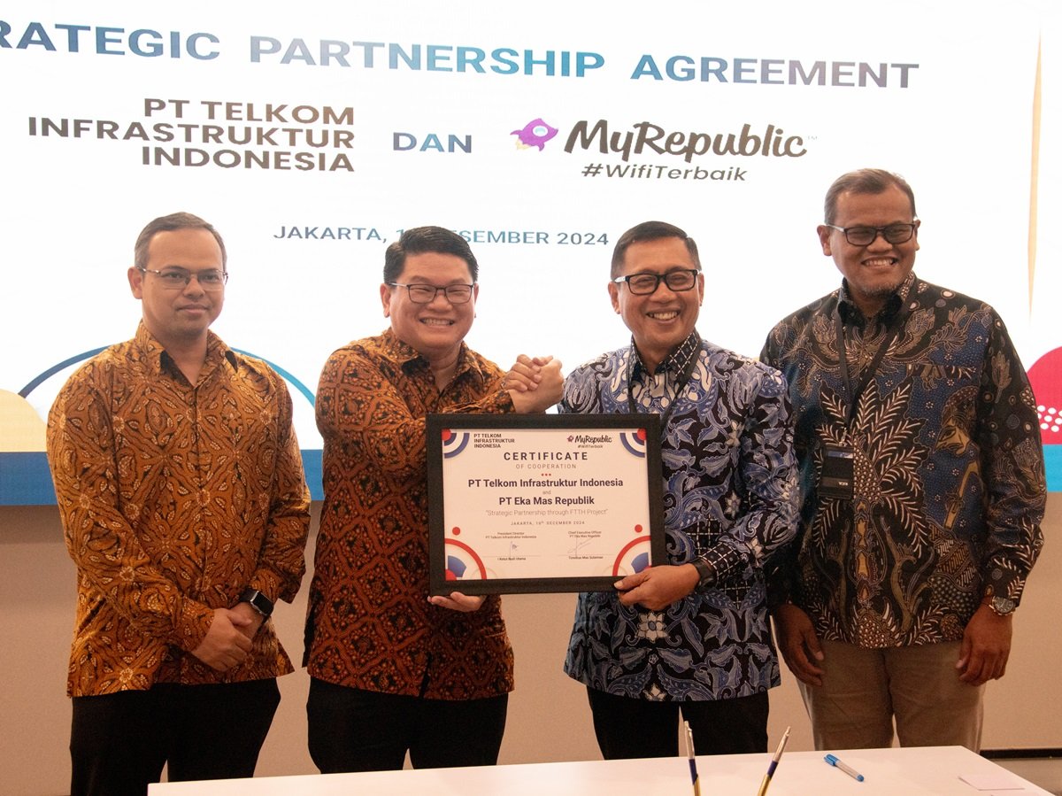 MyRepublic dan Telkom Infrastruktur Indonesia Berkolaborasi Hadirkan Layanan FTTH Berkualitas