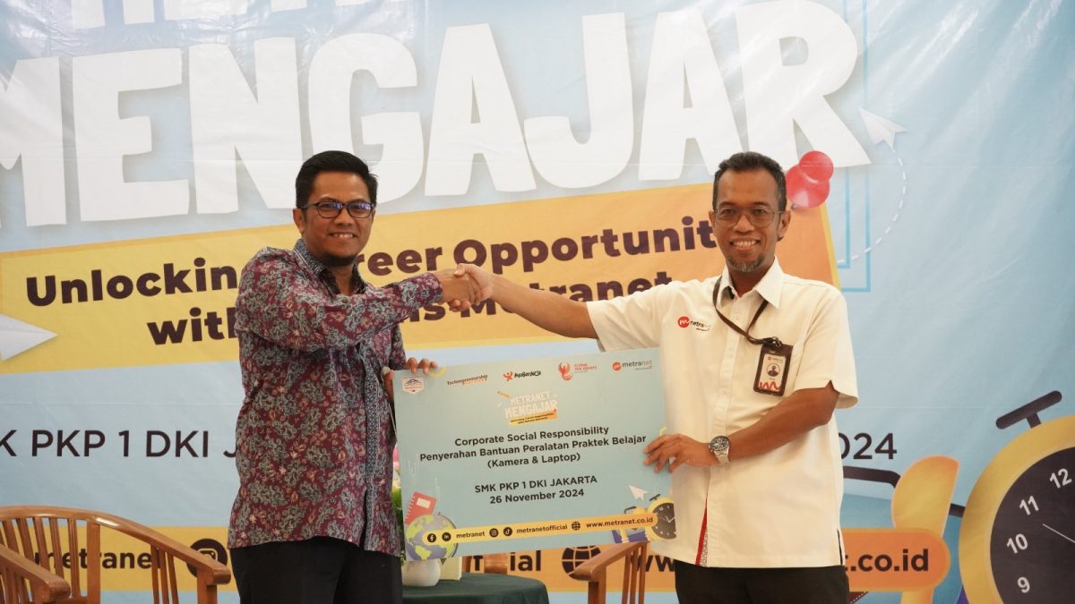 Metranet Mengajar: Jembatani Kesenjangan Keterampilan SMK dengan Dunia Industri