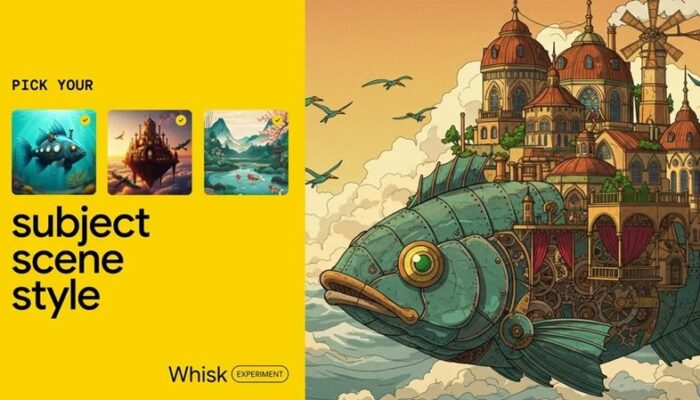 Google Rilis Whisk: Generator Gambar AI Baru dengan Dukungan Perintah Teks dan Gambar