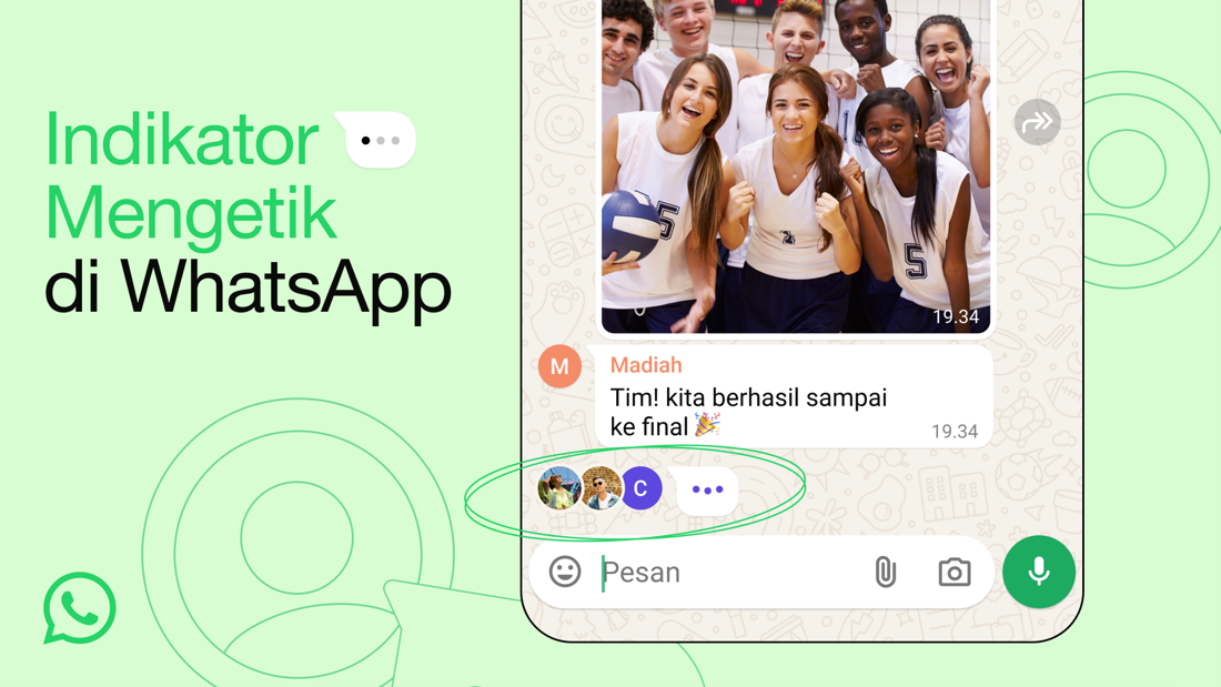 Baru! WhatsApp Hadirkan Indikator Mengetik Animasi, Gantikan Tulisan 'Typing'