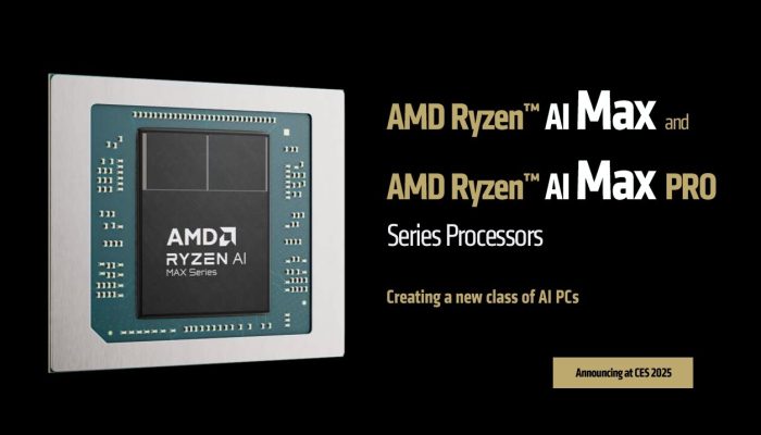 AMD Luncurkan Prosesor Mobile Ryzen AI Max 300 Series “Strix Halo” di CES 2025