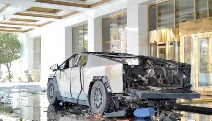 Cybertruck Tesla Meledak di Las Vegas: Diduga Membawa Mortir dan Tabung Bensin, Satu Orang Tewas